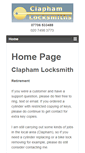 Mobile Screenshot of clapham-locksmiths.co.uk