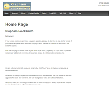 Tablet Screenshot of clapham-locksmiths.co.uk